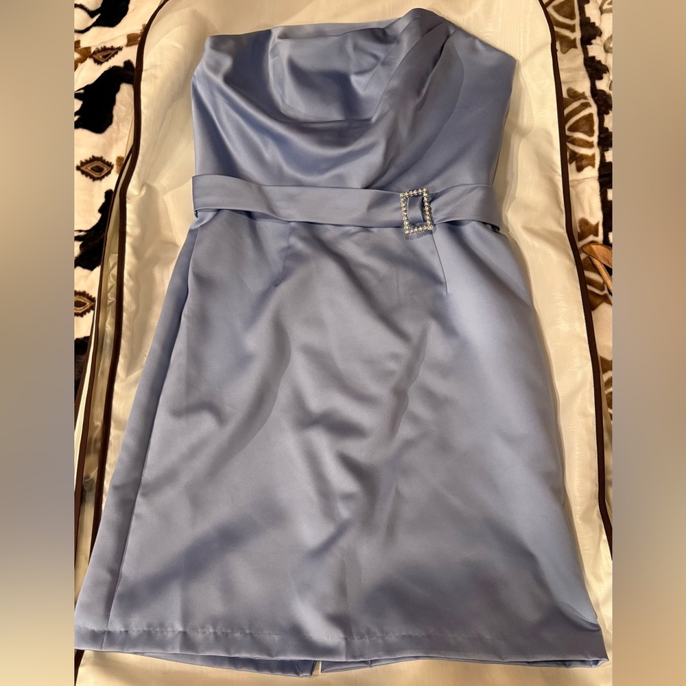 Periwinkle Short Formal Dress
